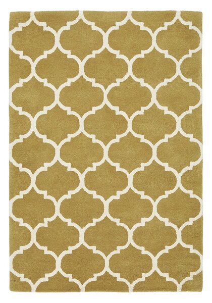 Oker žuti ručno rađen vunen tepih 160x230 cm Albany – Asiatic Carpets