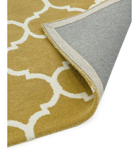 Oker žuti ručno rađen vuneni tepih 200x290 cm Albany – Asiatic Carpets