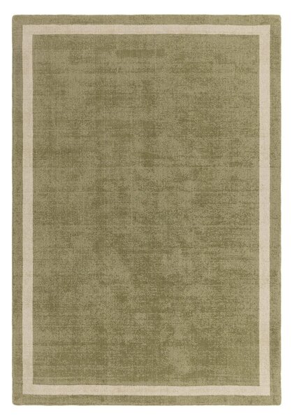 Kaki zeleni ručno rađen vunen tepih 200x300 cm Albi – Asiatic Carpets