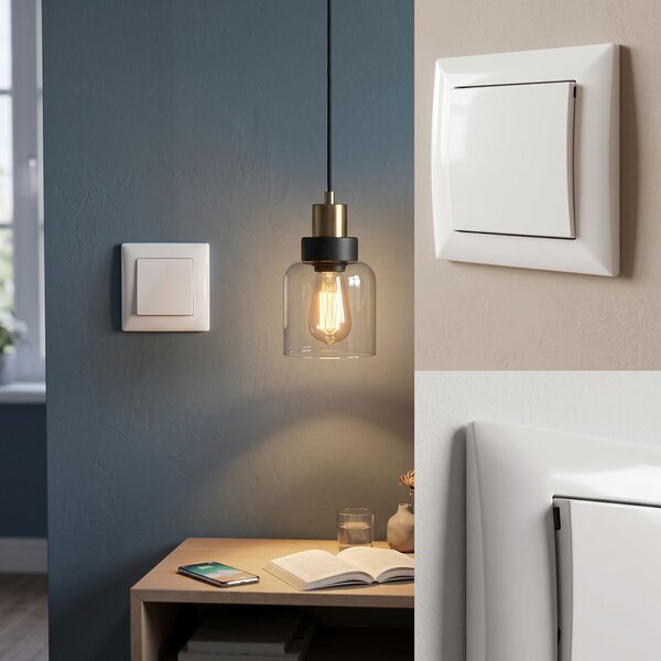 Jednostruki Prekidač OSTE JNH006-W WHITE