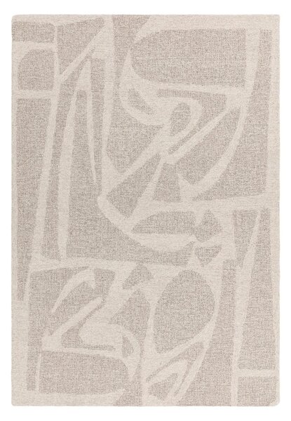 Krem ručno rađen vunen tepih 120x170 cm Loxley – Asiatic Carpets
