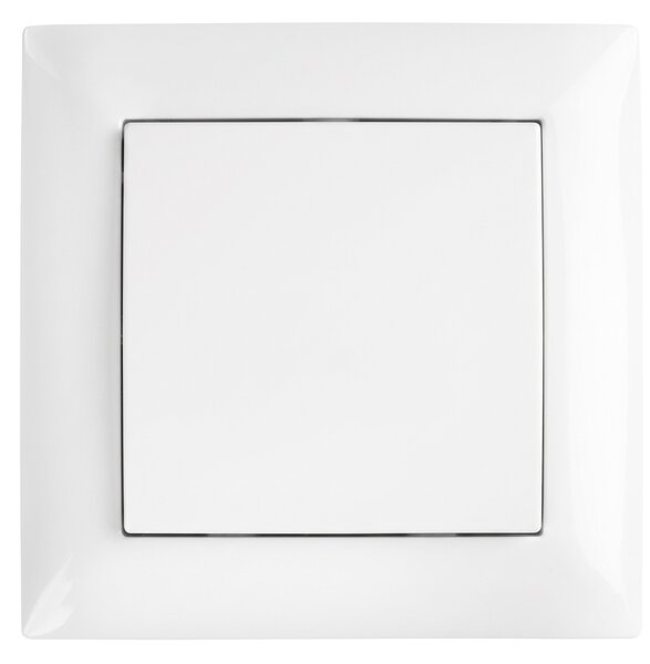 Jednostruki Prekidač s Okvirom OSTE JNH006-W WHITE