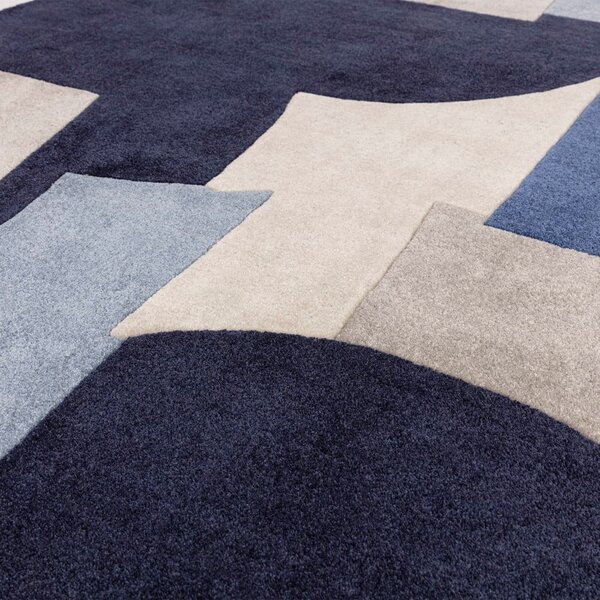 Plavi ručno rađen tepih od recikliranih vlakna 200x290 cm Romy – Asiatic Carpets