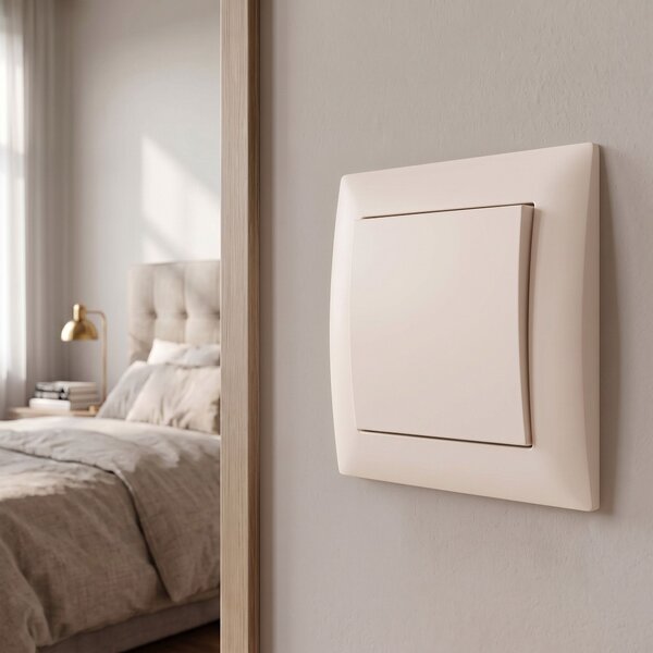 Jednostruki Prekidač OSTE JNH006-W BEIGE