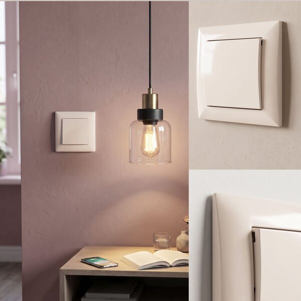 Jednostruki Prekidač OSTE JNH006-W BEIGE