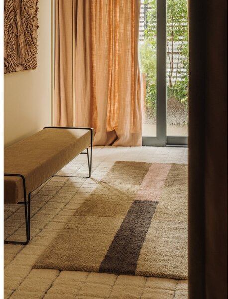 Ručno rađena vunena staza 80x230 cm Chroma Dusty Pink – Lorena Canals