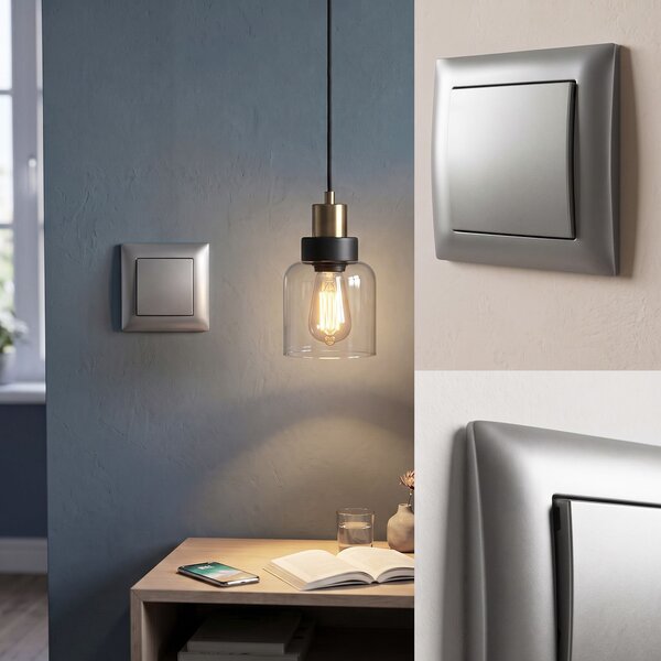 Jednostruki Prekidač OSTE JNH006-W GREY