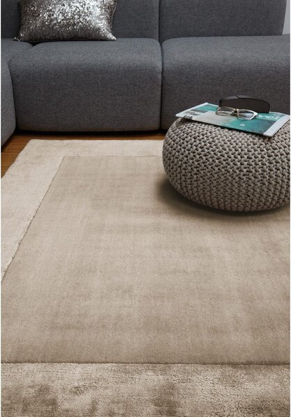 Svjetlo smeđi ručno rađen tepih od mješavine vune 200x290 cm Ascot – Asiatic Carpets