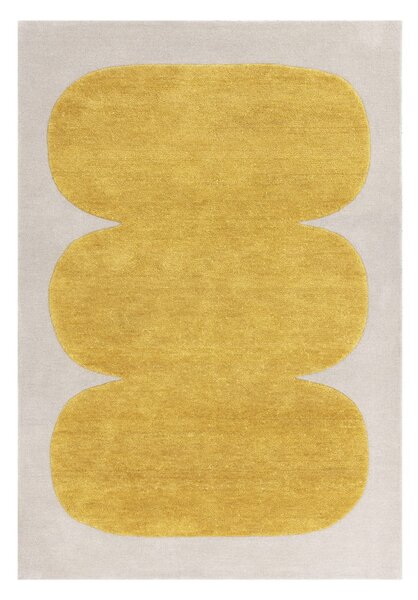 Oker žuti ručno rađen vunen tepih 120x170 cm Canvas – Asiatic Carpets
