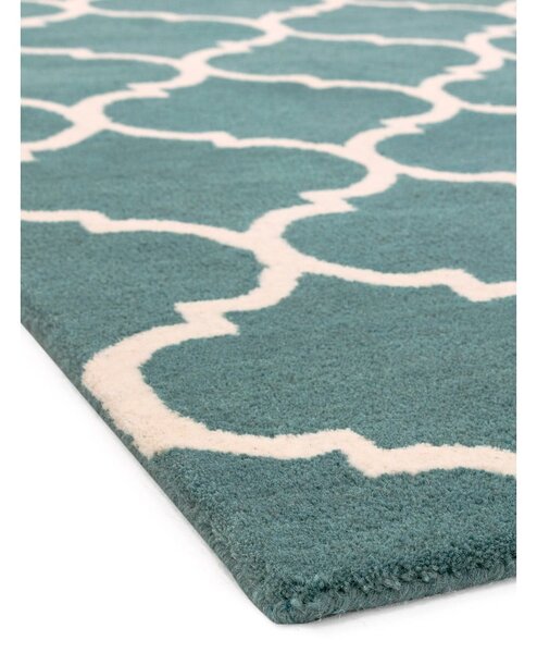 Plavi ručno rađen vuneni tepih 120x170 cm Albany – Asiatic Carpets