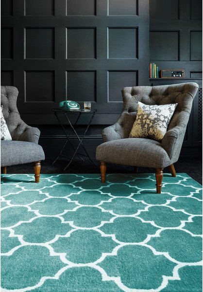 Plavi ručno rađen vuneni tepih 120x170 cm Albany – Asiatic Carpets