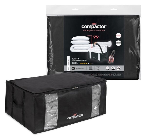 Crna vakuumska kutija za pohranu Compactor Black Edition, volumena 210 l