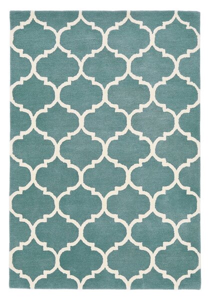 Plavi ručno rađen vunen tepih 120x170 cm Albany – Asiatic Carpets
