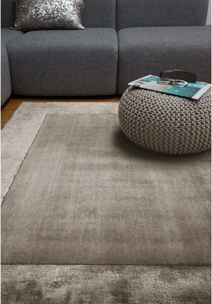 Smeđi ručno rađen tepih od mješavine vune 200x290 cm Ascot – Asiatic Carpets