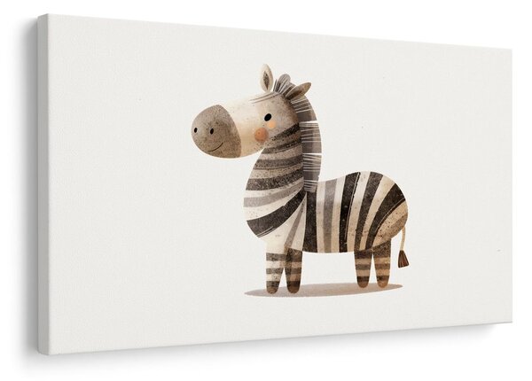 Slika slatka crtana zebra