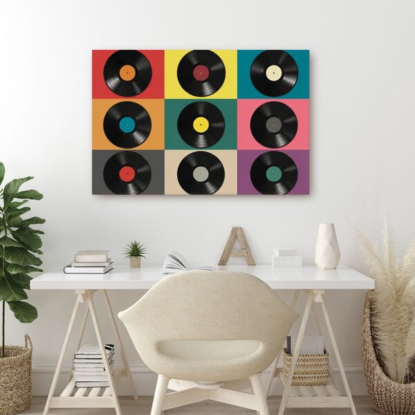 Slika retro vinilne ploče