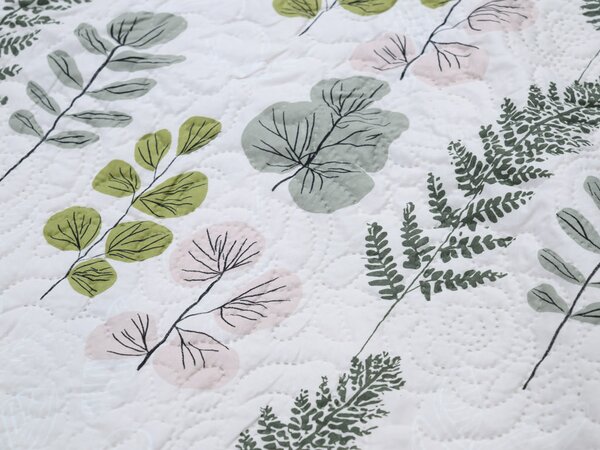 Prekrivač za krevet SCANDI NATURE, zeleni Dimenzije: 170 x 210 cm