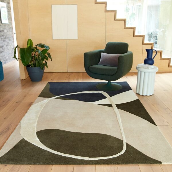 Zeleni ručno rađen vuneni tepih 200x300 cm Matrix – Asiatic Carpets