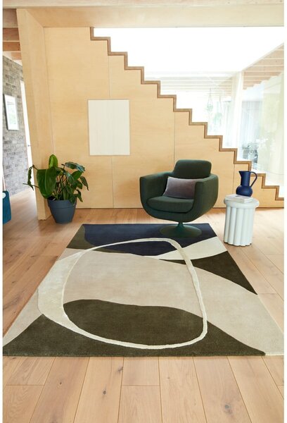 Zeleni ručno rađen vuneni tepih 200x300 cm Matrix – Asiatic Carpets