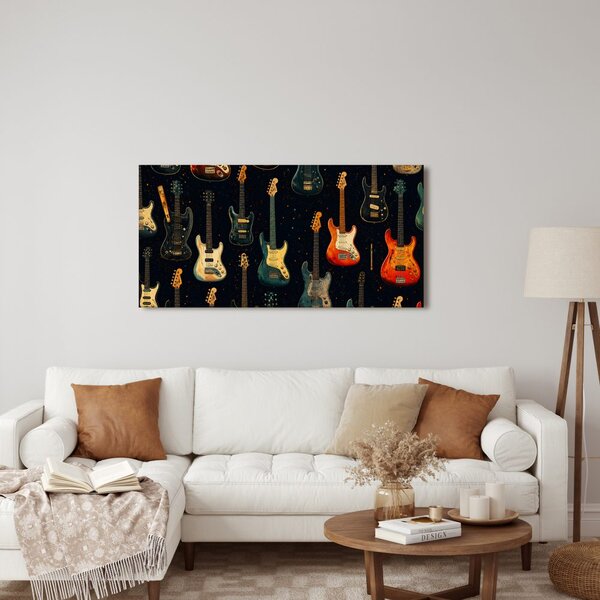 Slika vintage motiv gitare