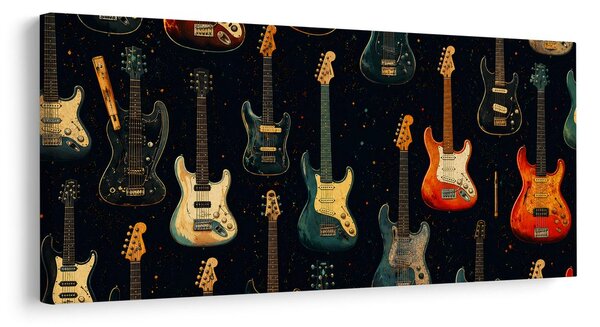 Slika vintage motiv gitare