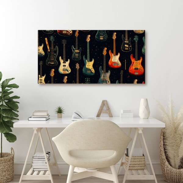 Slika vintage motiv gitare