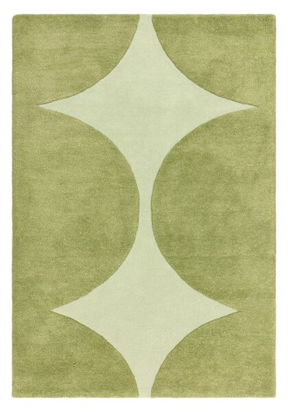 Zeleni ručno rađen vunen tepih 200x290 cm Canvas – Asiatic Carpets