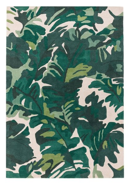 Tamno zeleni ručno rađen vunen tepih 160x230 cm Matrix – Asiatic Carpets