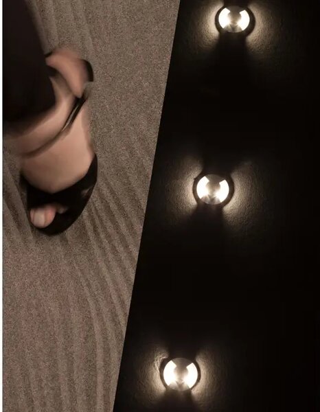 BANG UGRADBENA SVJETILJKA LED/1W/3000K/60lm/42°/240V IP67 NIKL NL9203112