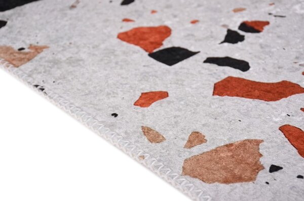 Narančasti/boje slonovače periv tepih 60x100 cm Italian Stone – Vitaus