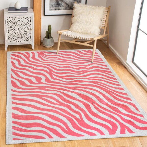 Ružičasti periv tepih 60x100 cm Red Zebra – Vitaus