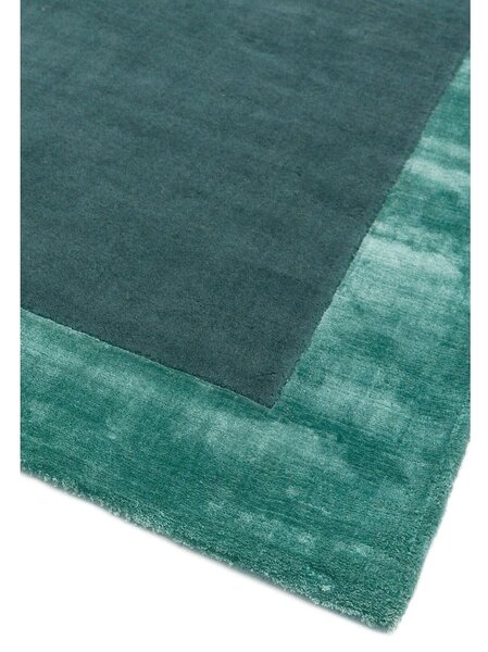 Petrolej zeleni ručno rađen tepih od mješavine vune 160x230 cm Ascot – Asiatic Carpets