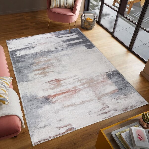 Sivi/boje slonovače periv tepih 60x100 cm Abstract Colors – Vitaus