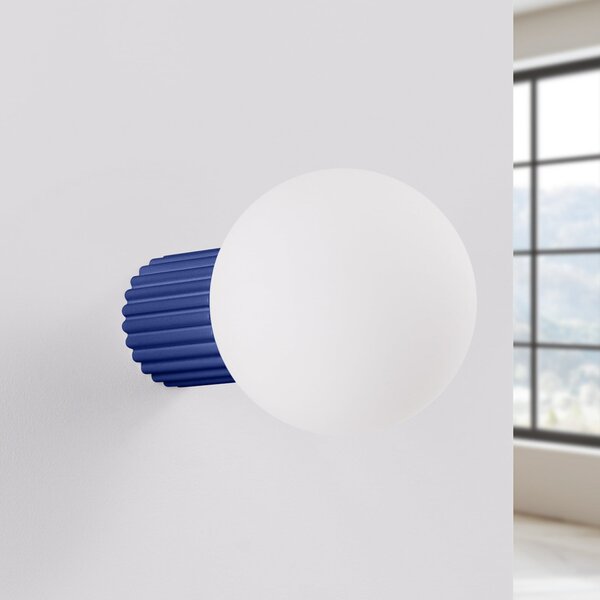 Zidne Svjetiljka SOLLUX LIGHTING, ORBI, prigušiv, Plava, Kupaonica, Aluminij