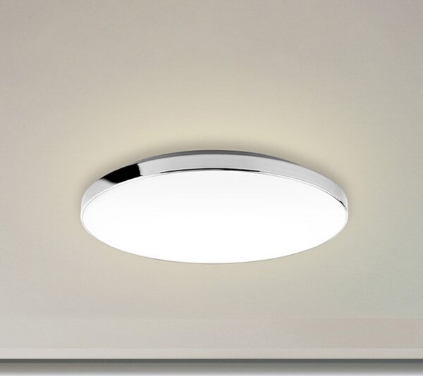 Briloner LED stropna svjetiljka 3351216 krom/bijela, Ø 35,5 cm, 4000 K, IP44, Metalik, kupaonica, Metal