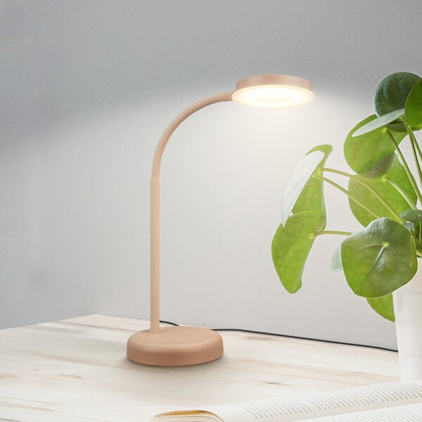 Briloner Megg LED stolna lampa, bež, metalna, s prigušivačem, 3000 K, prigušiva, Bež, Dnevni boravak/blagovaonica, Metal
