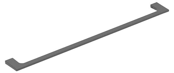 Držač ručnika (Širina: 450 mm, Crna, Mat)