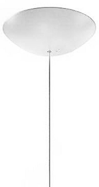Foscarini Gregg MIDI viseća lampa, od stakla, bijela, prigušiva, Bijela, Dnevni boravak/blagovaonica, Staklo, Metak