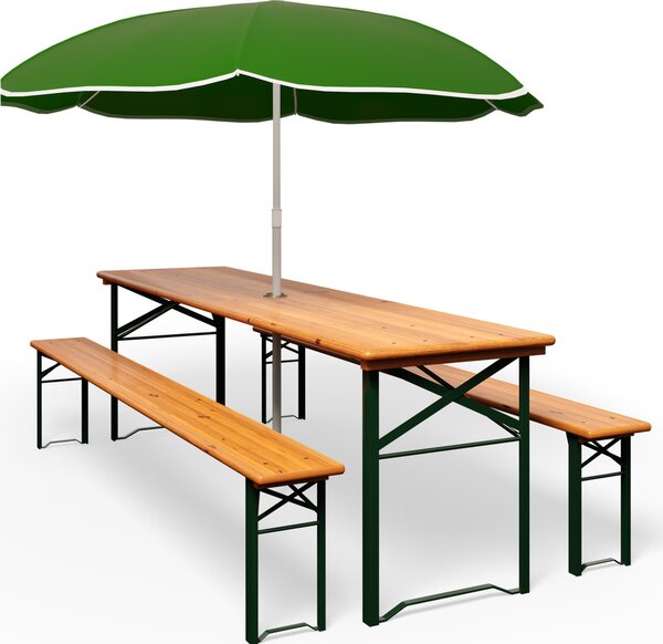 Pivski set KLASIK, 170 cm, prirodna smeđa Casaria