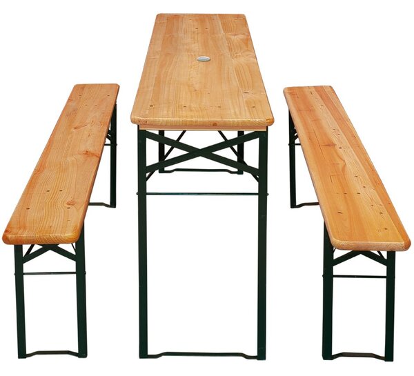 Pivski set KLASIK, 170 cm, prirodna smeđa Casaria