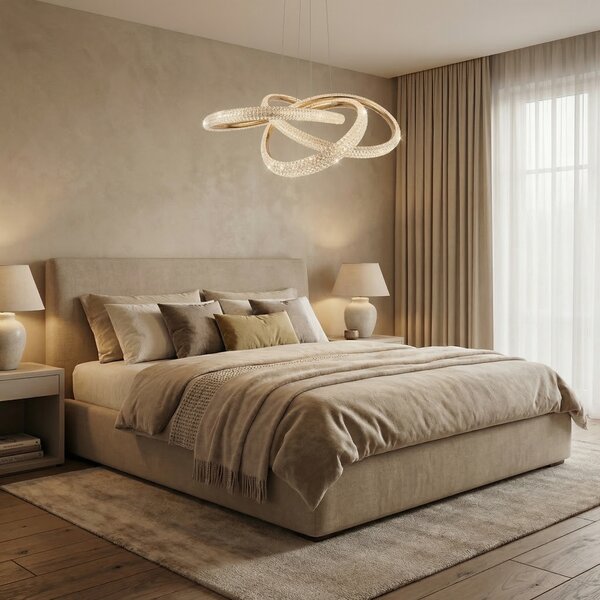 VISEĆA STROPNA LAMPA G153-CP GOLD