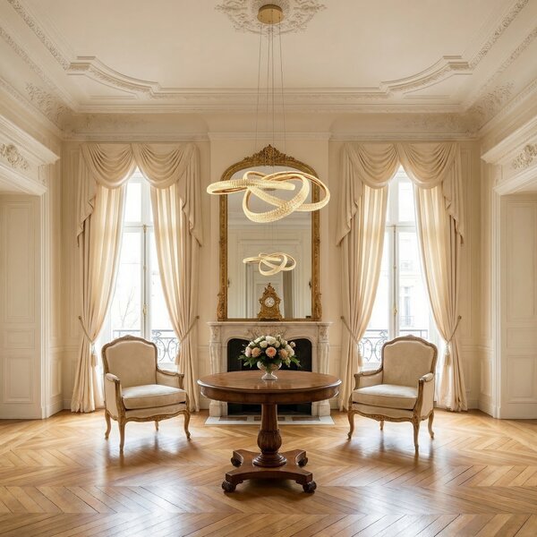 VISEĆA STROPNA LAMPA G153-CP GOLD