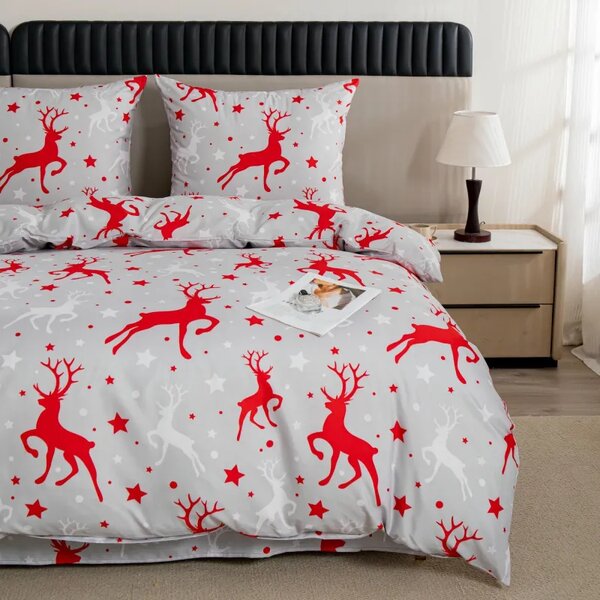 Posteljina od mikrovlakana SNOWDEER svijetlosiva Dimenzije posteljine: 70 x 80 cm | 140 x 200 cm