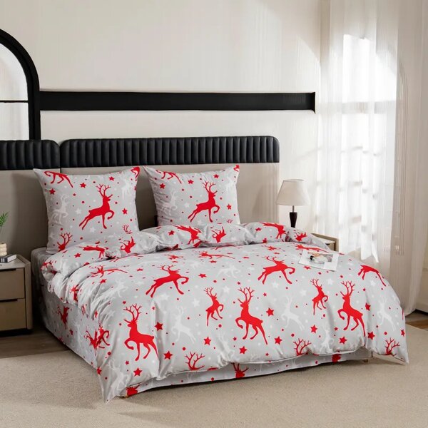 Posteljina od mikrovlakana SNOWDEER svijetlosiva Dimenzije posteljine: 70 x 80 cm | 140 x 200 cm