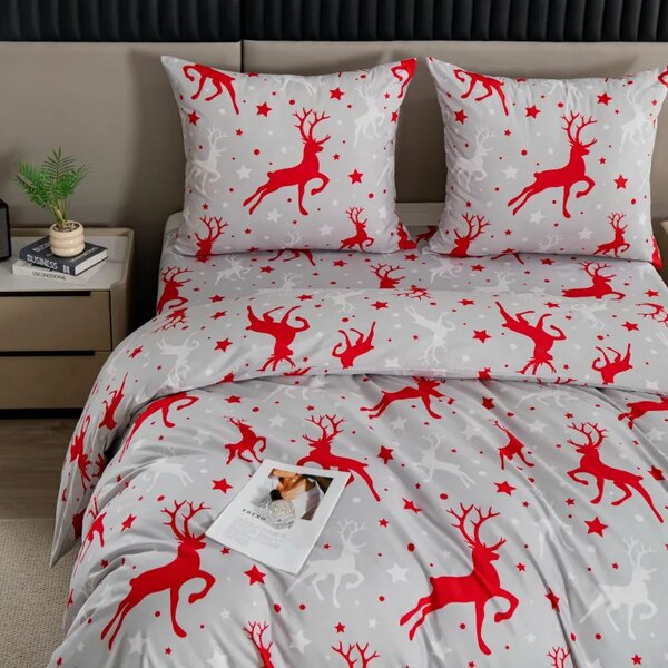 Posteljina od mikrovlakana SNOWDEER svijetlosiva Dimenzije posteljine: 70 x 80 cm | 140 x 200 cm