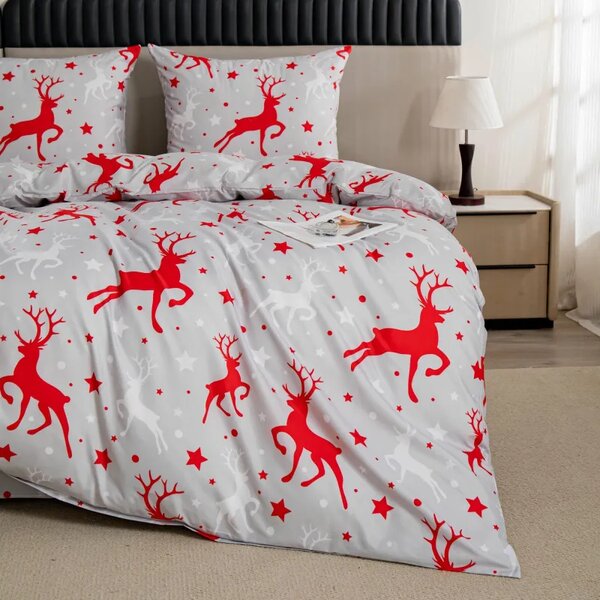 Posteljina od mikrovlakana SNOWDEER svijetlosiva Dimenzije posteljine: 70 x 80 cm | 140 x 200 cm