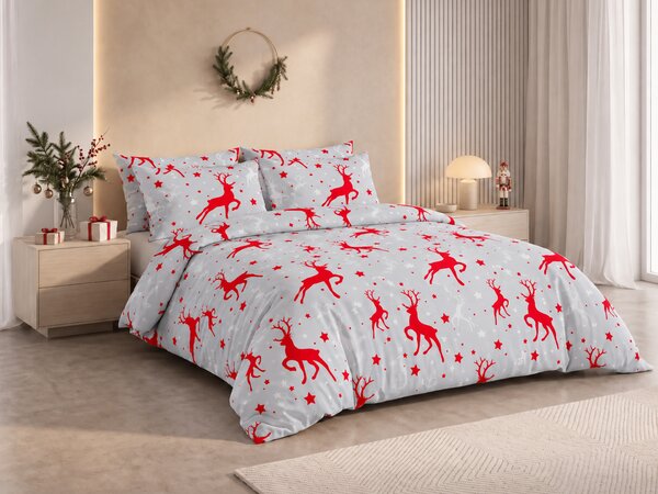 Posteljina od mikrovlakana SNOWDEER svijetlosiva Dimenzije posteljine: 70 x 80 cm | 140 x 200 cm