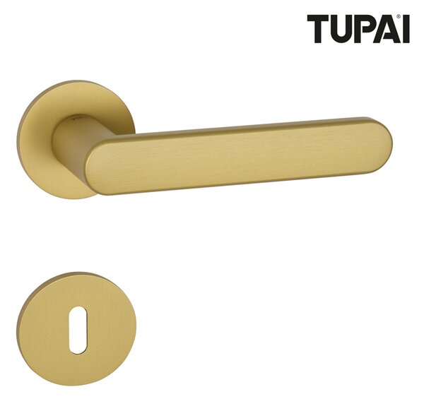 Kvaka Tupai Quora zlatna mat materijal: zamak · rozeta: ključ / cilindar / WC Ključ