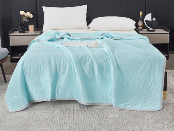 Hladni ljetni poplun CELIA, menta Dimenzije: 140 x 200 cm