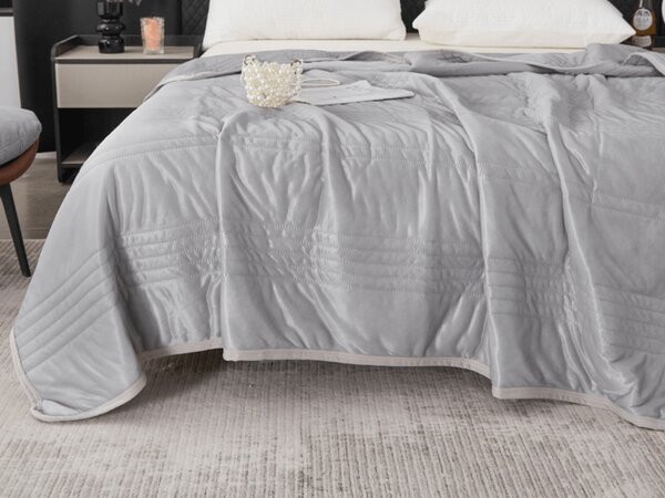 Hladni ljetni poplun CELIA, siva Dimenzije: 200 x 220 cm